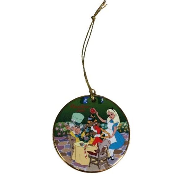 Disney Grolier ‘Tis the Season “Christmas in Wonderland” Ornament Alice Hare - Picture 2 of 3
